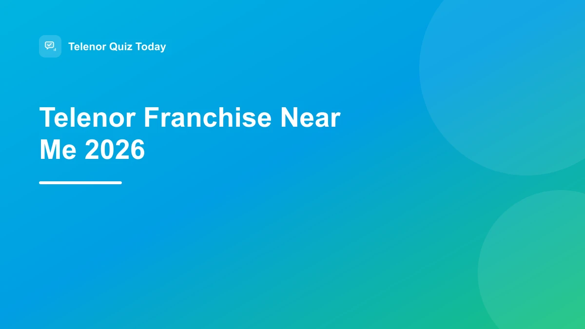 Telenor Franchise Near Me 2026 city-by-city guide to franchise addresses Telenor Franchise Near Me 2026 city-by-city guide to franchise addresses